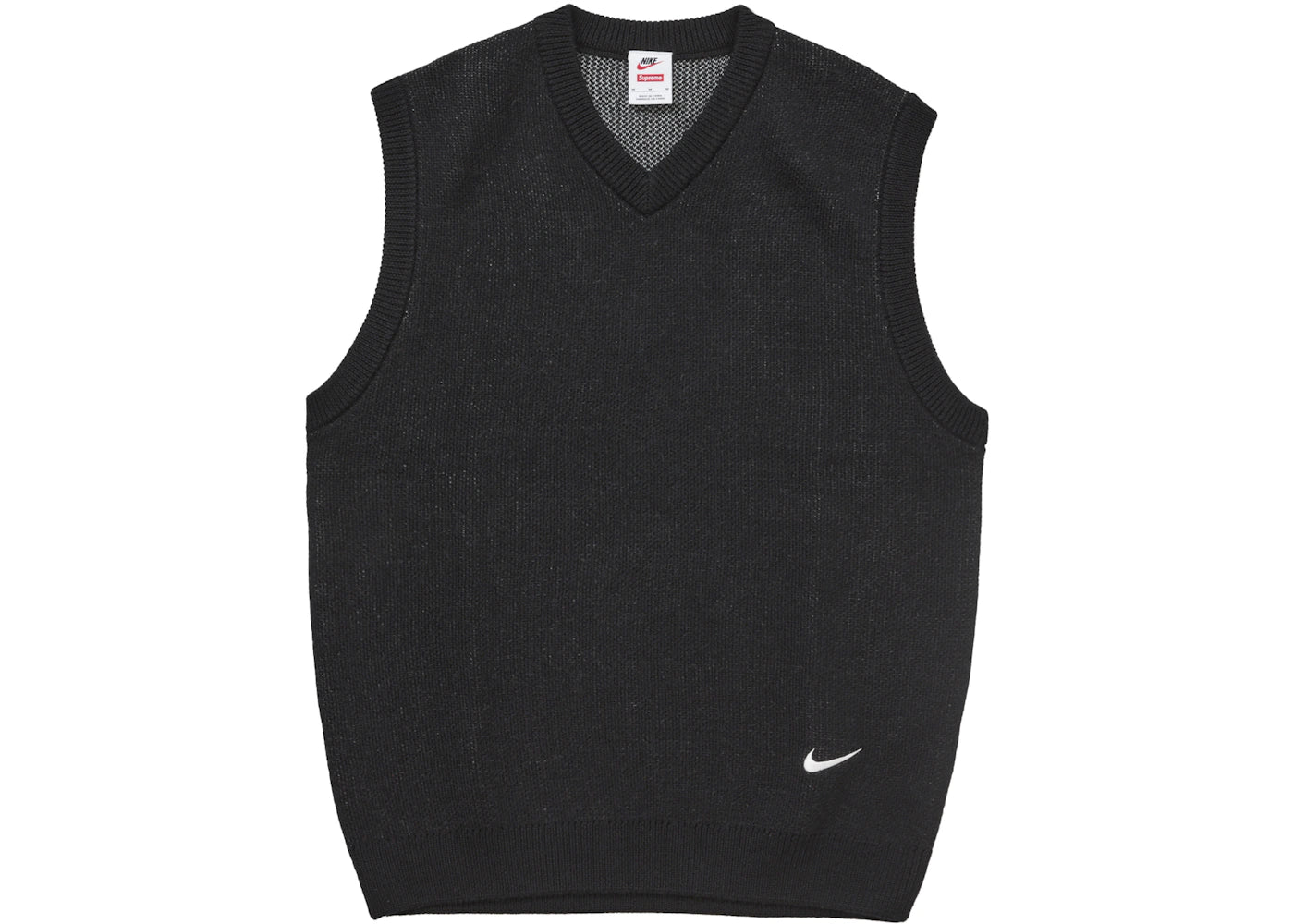 Supreme Nike Sweater Vest Black