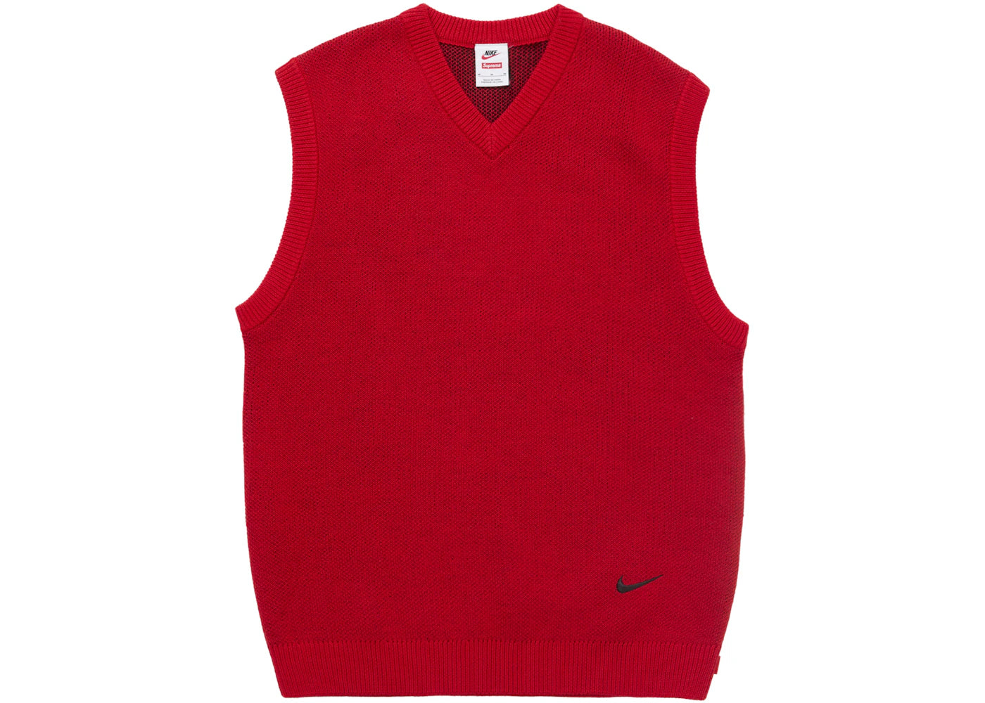 Supreme Nike Sweater Vest Red