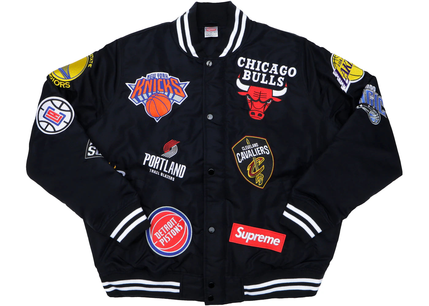Supreme Nike/NBA Teams Warm-Up Jacket Black