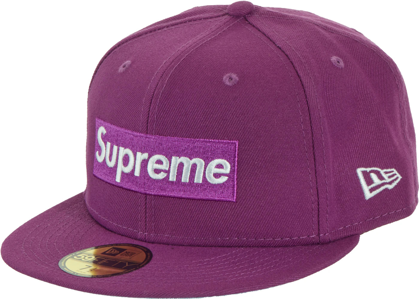 Supreme No Comp Box Logo New Era Lavender