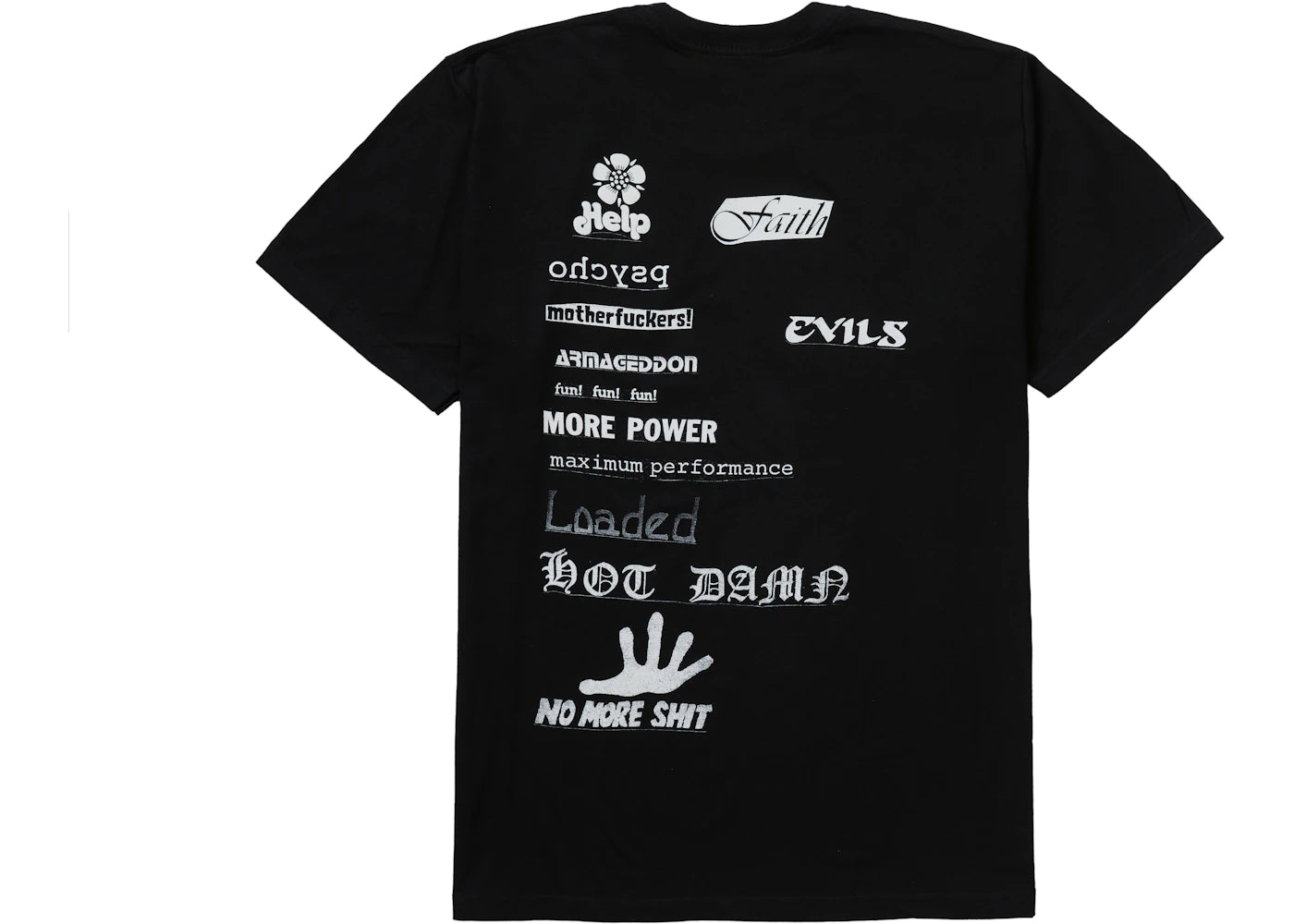 Supreme No More Shit Tee Black