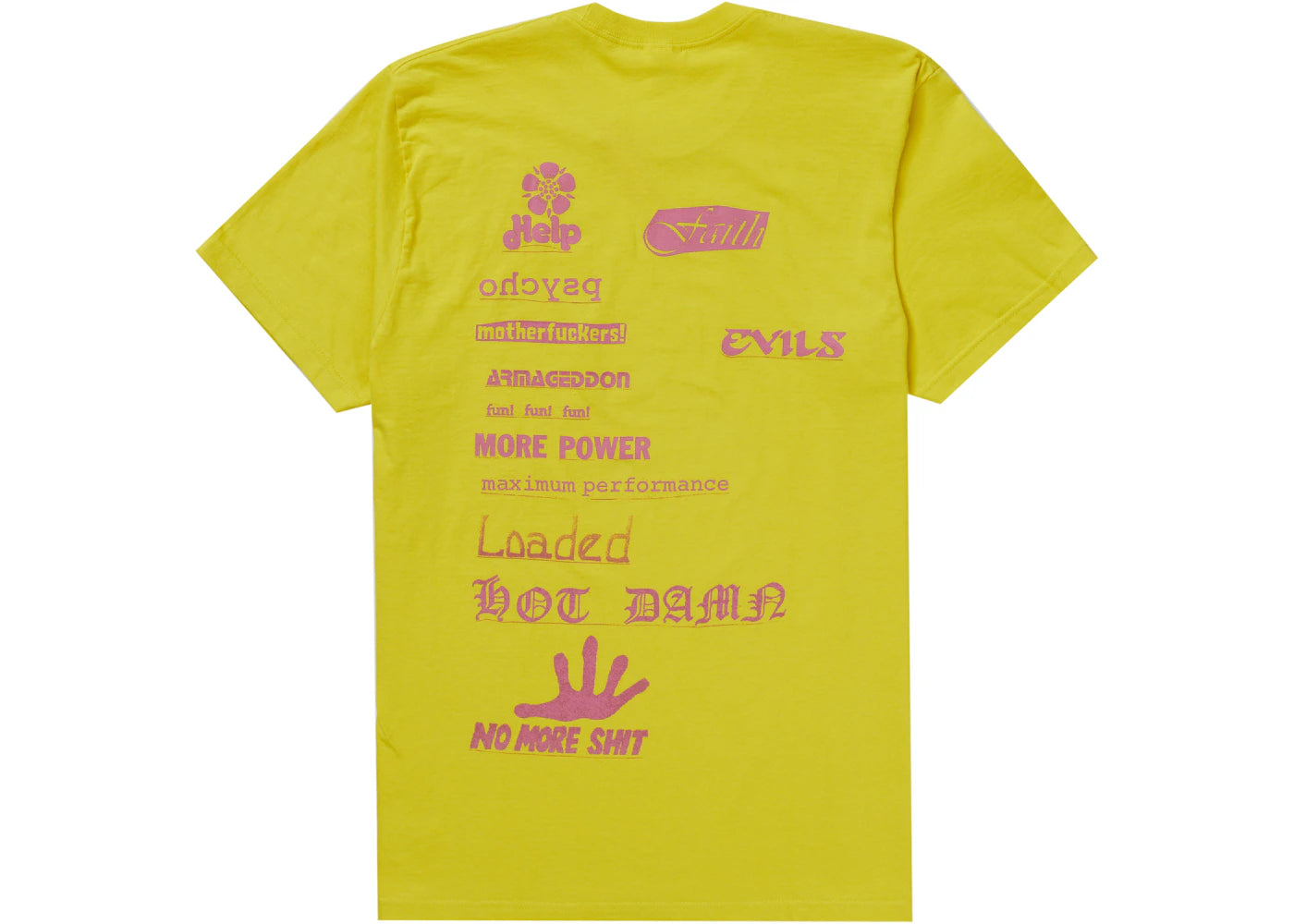Supreme No More Shit Tee Lemon