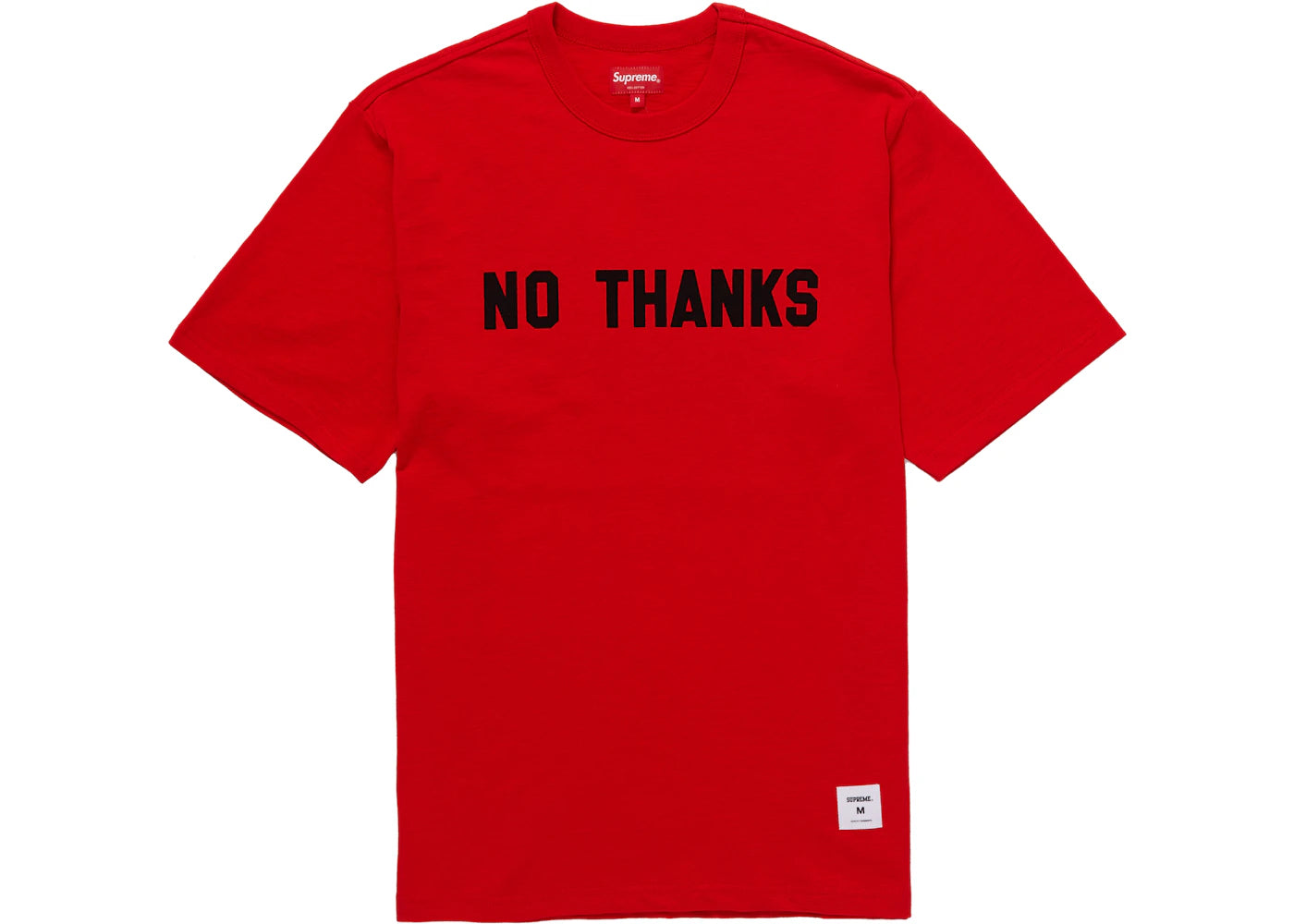 Supreme No Thanks S/S Top Red