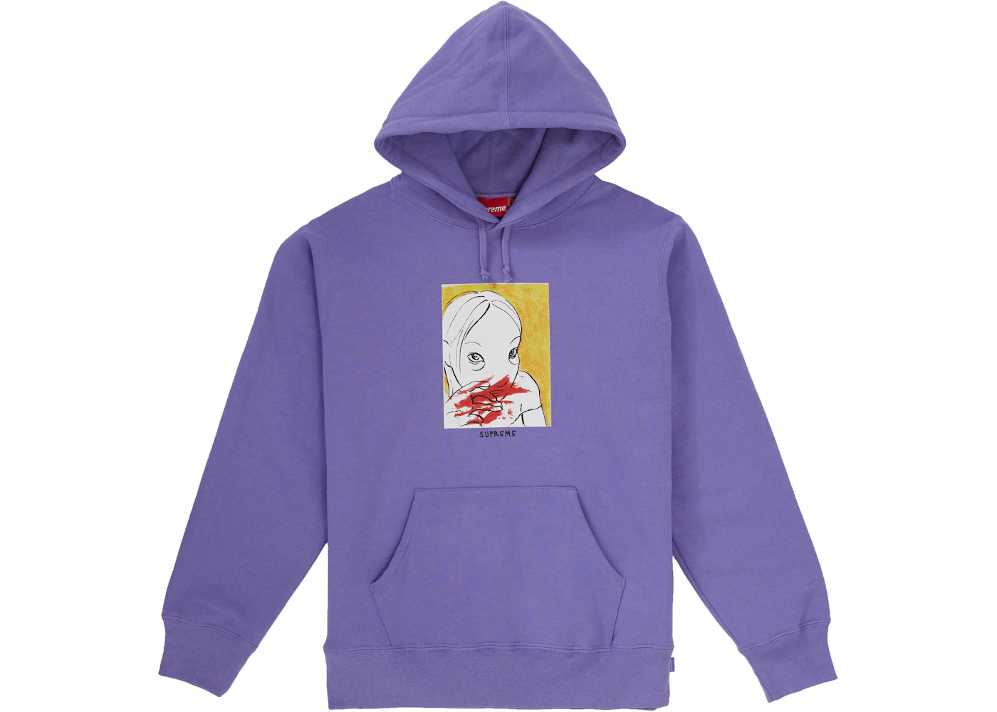 Supreme Nose Bleed Hooded Sweatshirt Light Violet