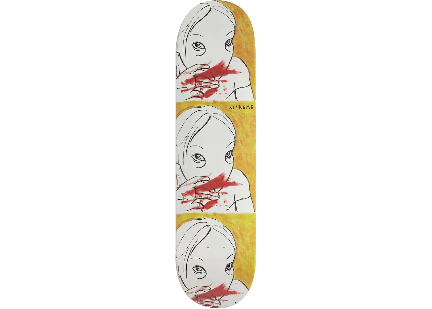 Supreme Nose Bleed Skateboard Deck Multicolor