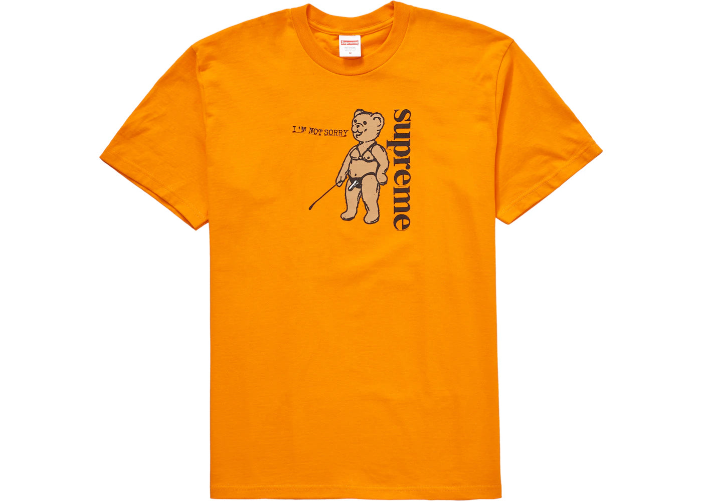 Supreme Not Sorry Tee Orange