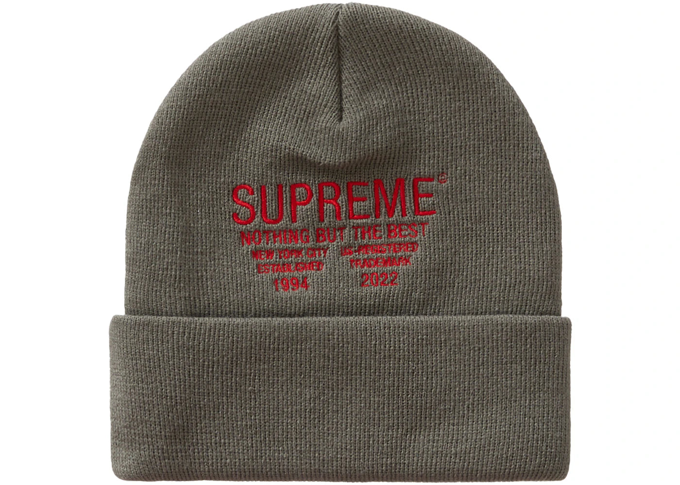 Supreme Nothing But Beanie Grey