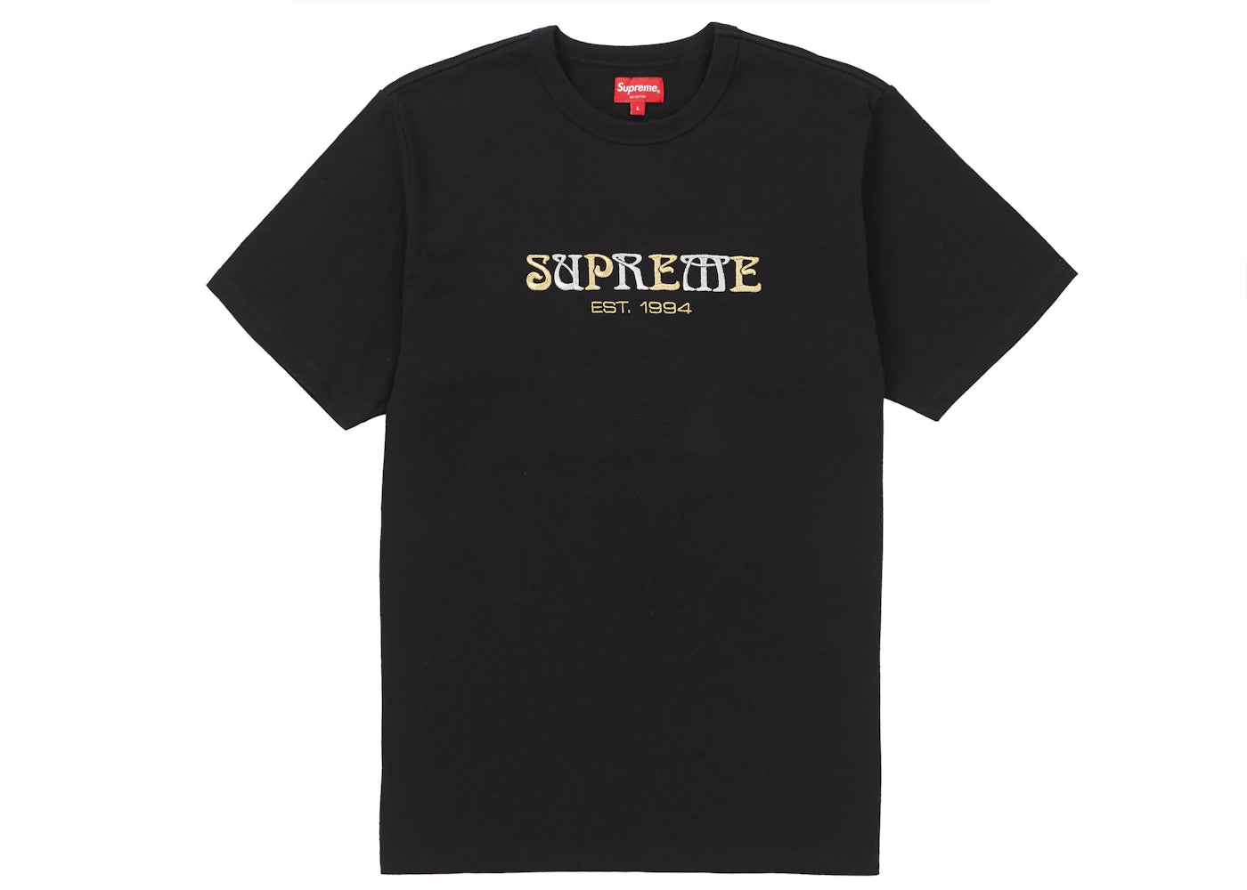 Supreme Nouveau Logo Tee Black