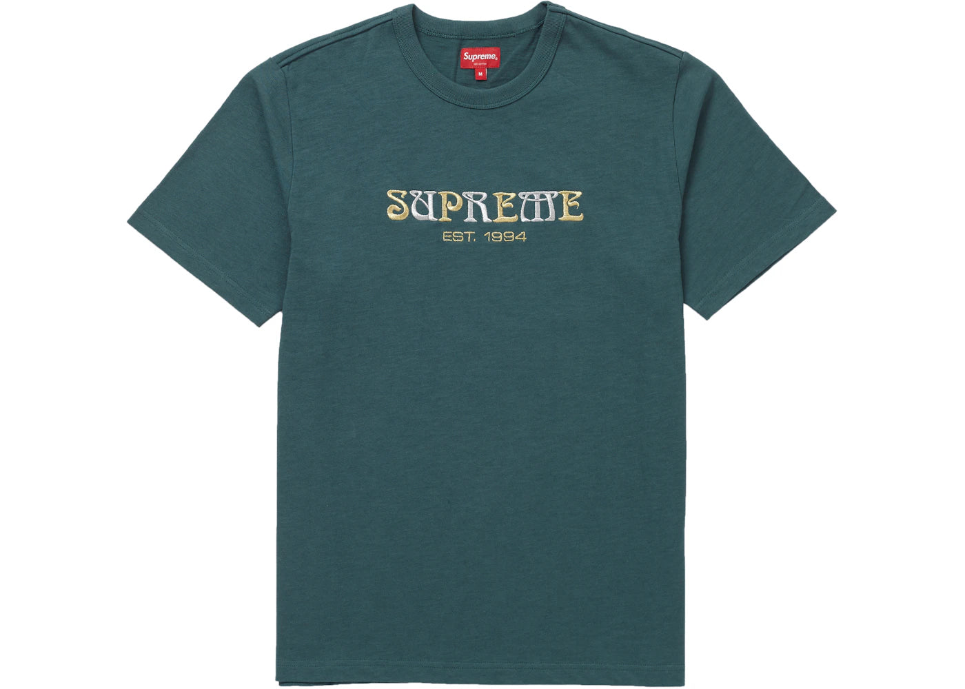 Supreme Nouveau Logo Tee Dark Teal