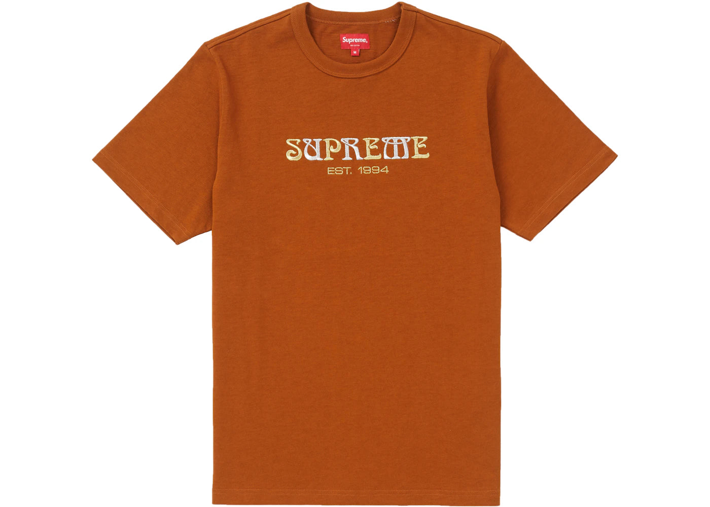 Supreme Nouveau Logo Tee Rust