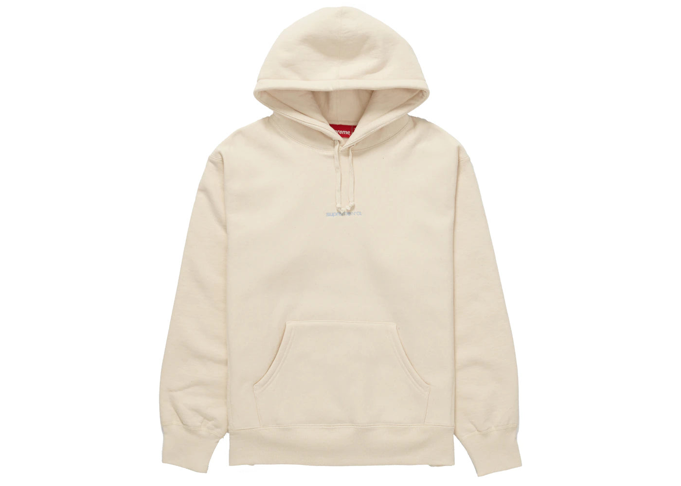 Supreme Number One Hooded Sweatshirt Natural