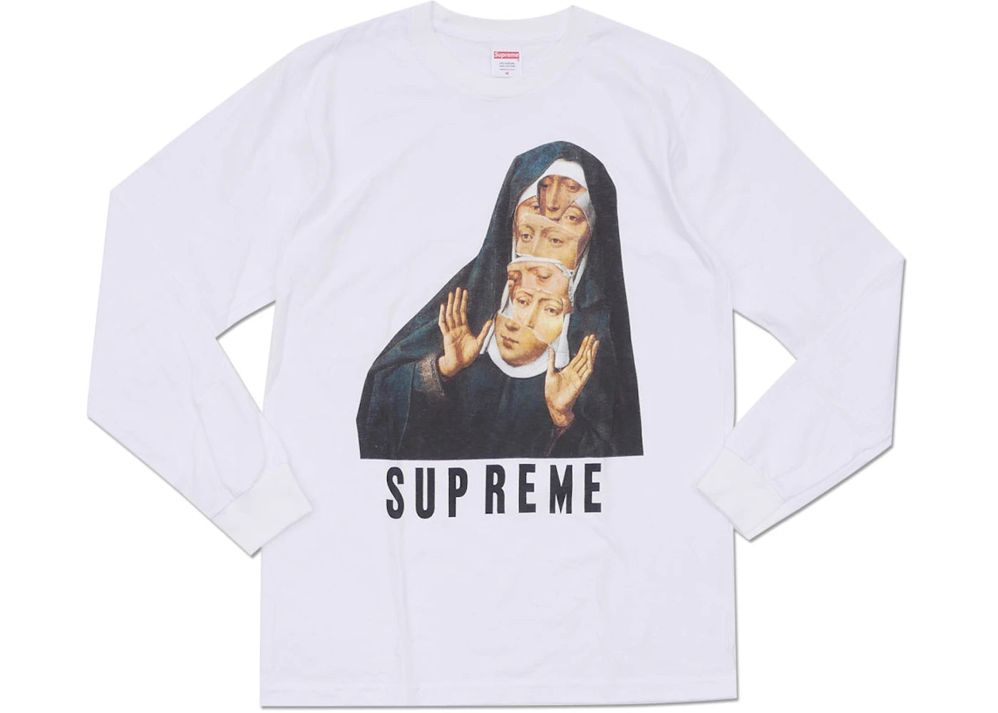Supreme Nun LS Tee White