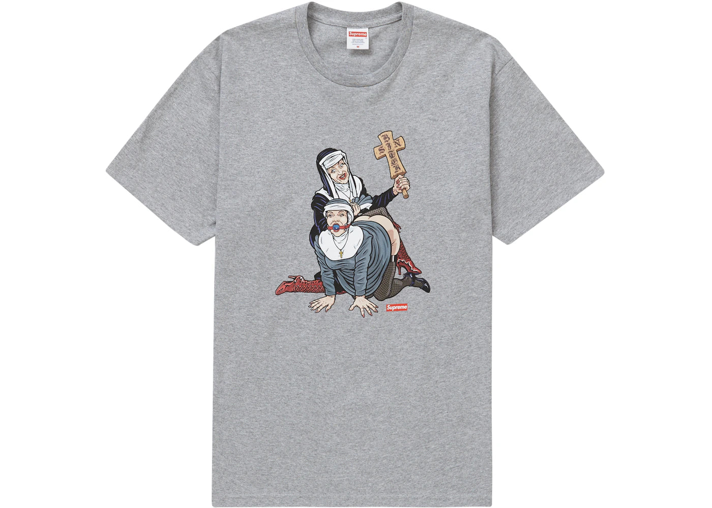 Supreme Nuns Tee Heather Grey