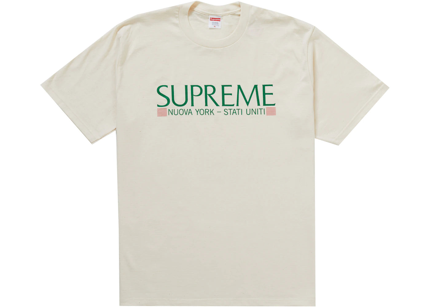 Supreme Nuova York Tee Natural