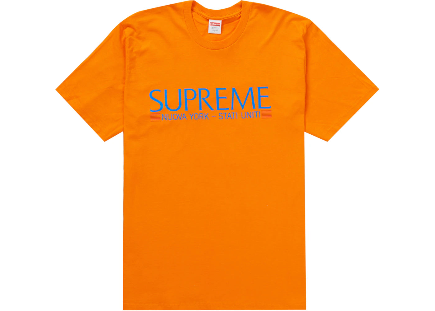 Supreme Nuova York Tee Orange