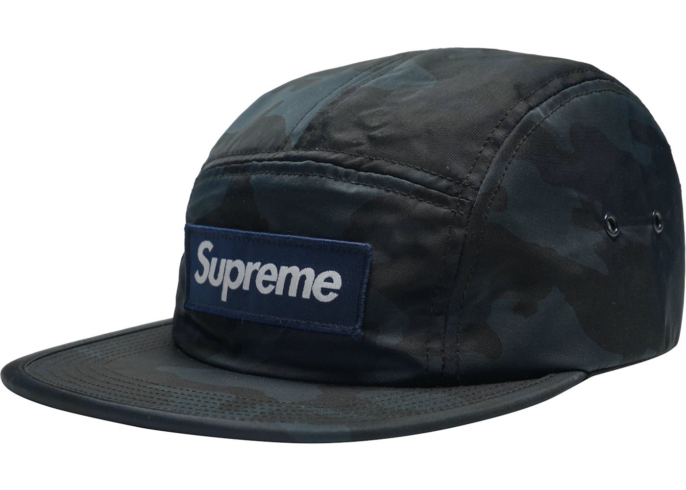 Supreme Nylon Camo Camp Cap Navy Camo