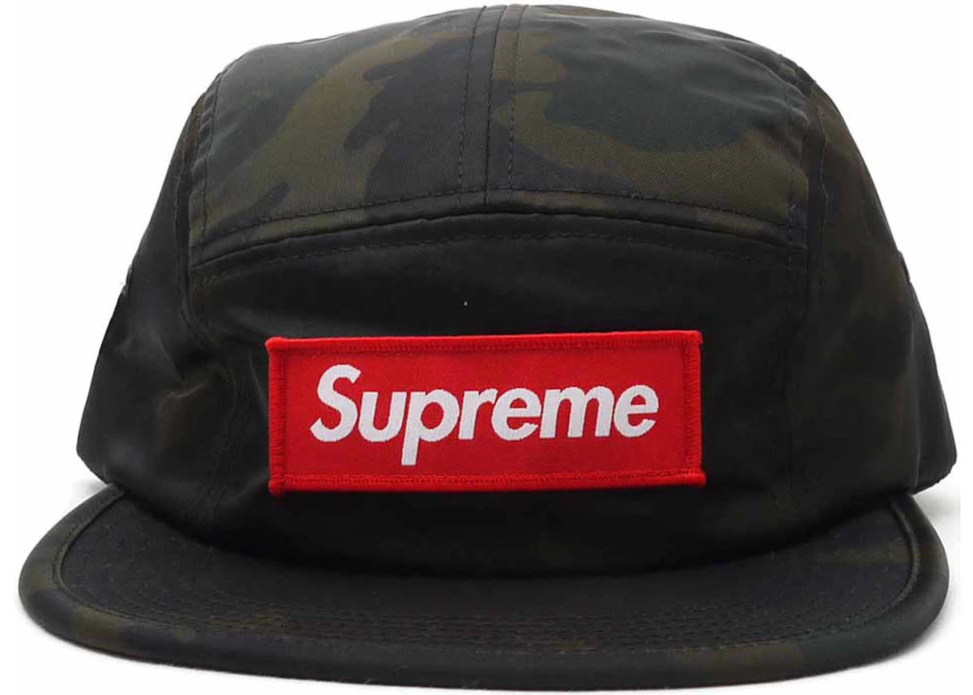 Supreme Nylon Camo Camp Cap Olive Camo