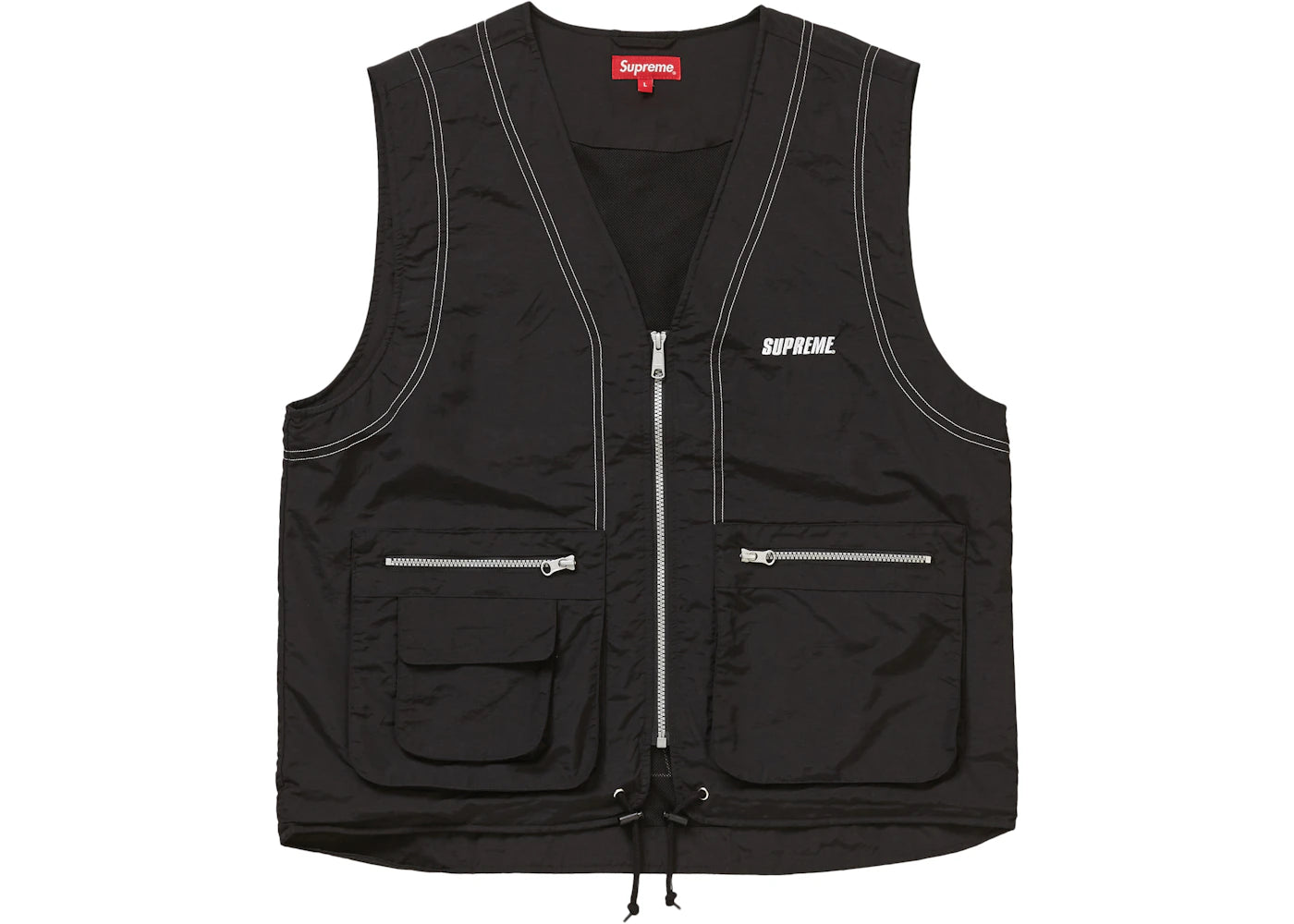 Supreme Nylon Cargo Vest Black