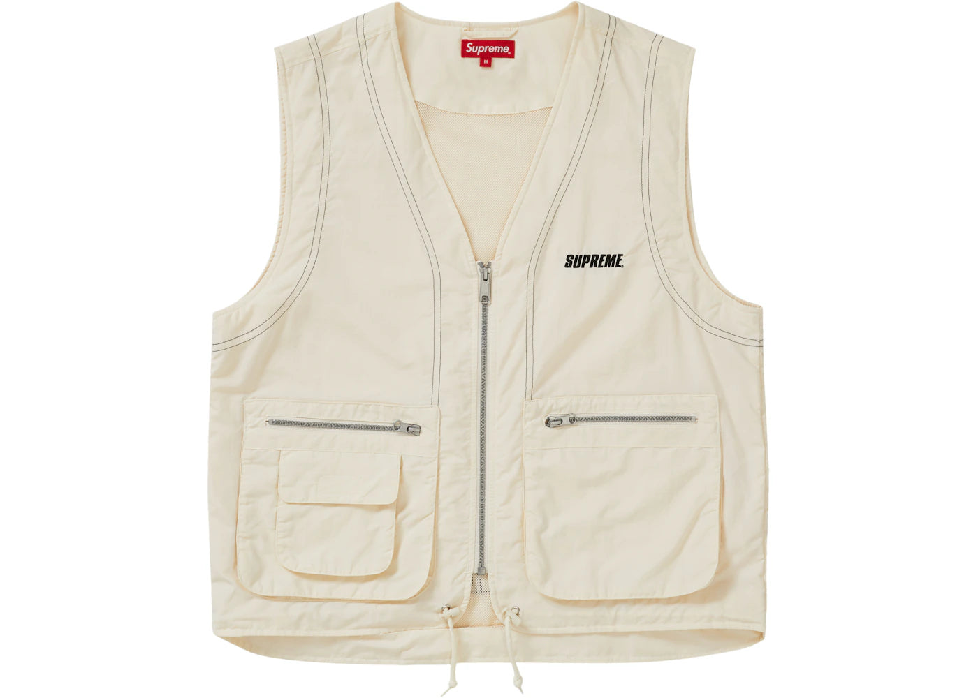 Supreme Nylon Cargo Vest OffWhite