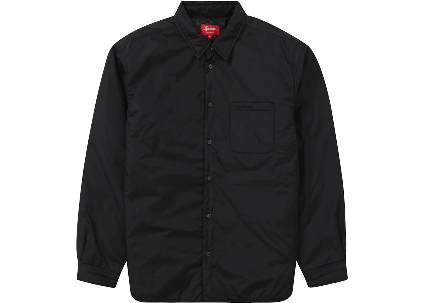 Supreme Nylon Filled Shirt Black