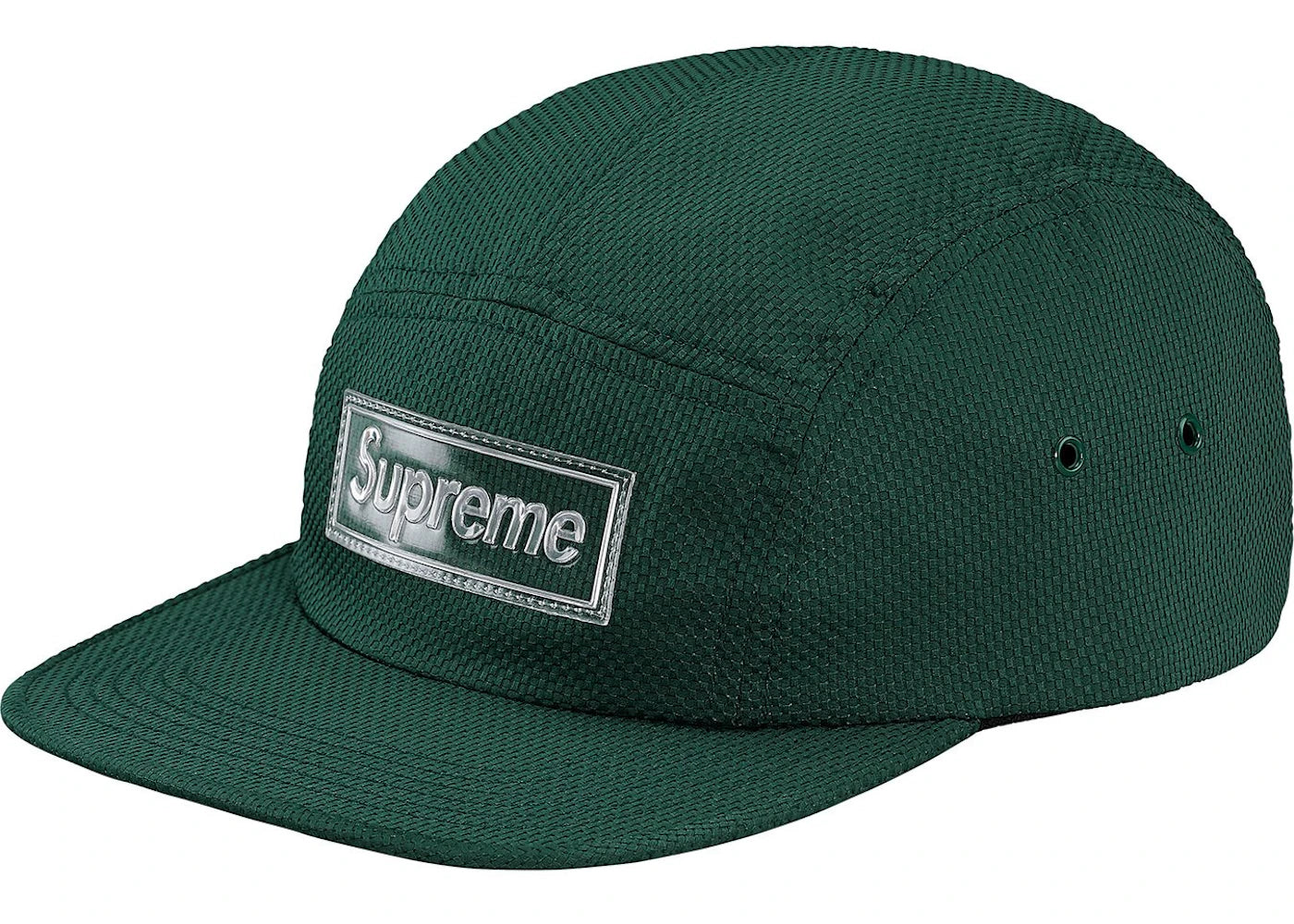 Supreme Nylon Pique Camp Cap Dark Green