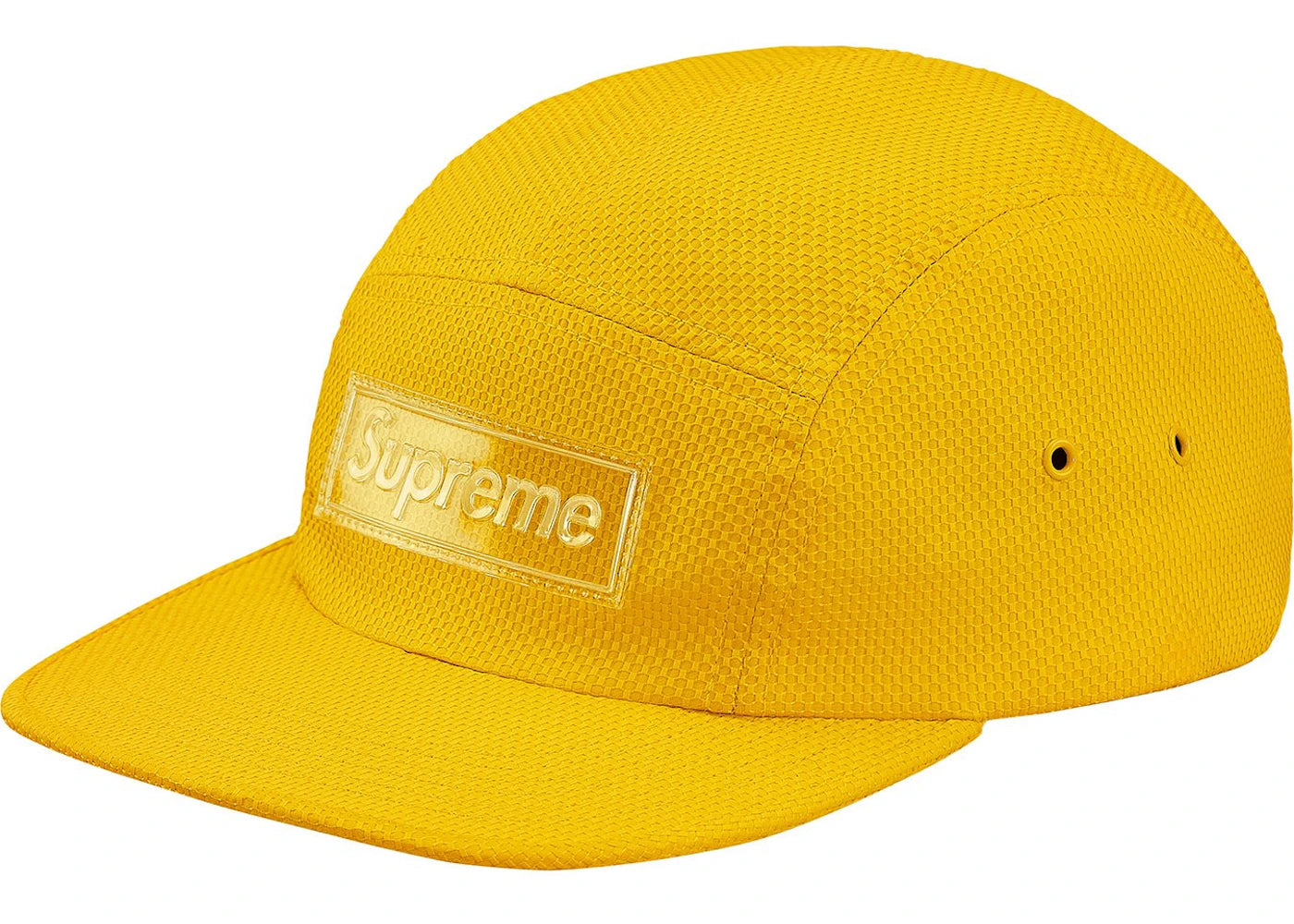 Supreme Nylon Pique Camp Cap Yellow