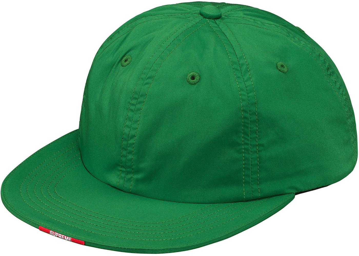 Supreme Nylon Visor Label 6-Panel Green