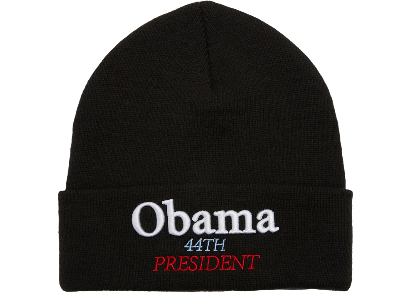 Supreme Obama Beanie Black