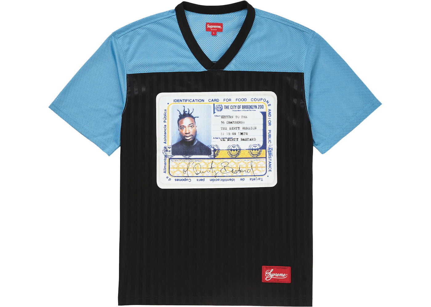 Supreme Ol' Dirty Bastard Football Top Light Blue