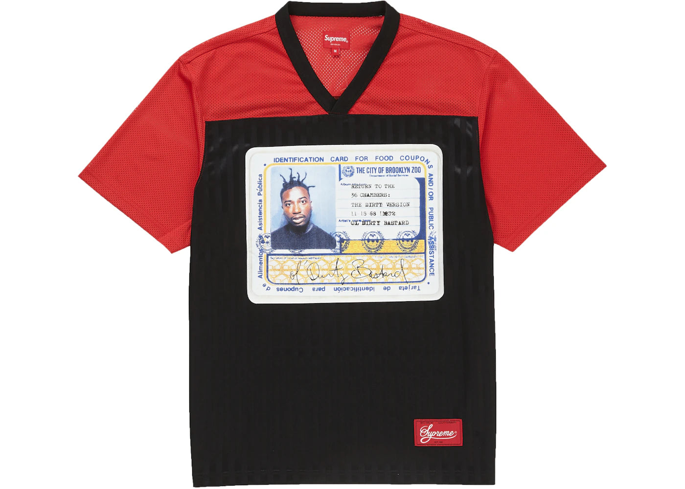 Supreme Ol' Dirty Bastard Football Top Red