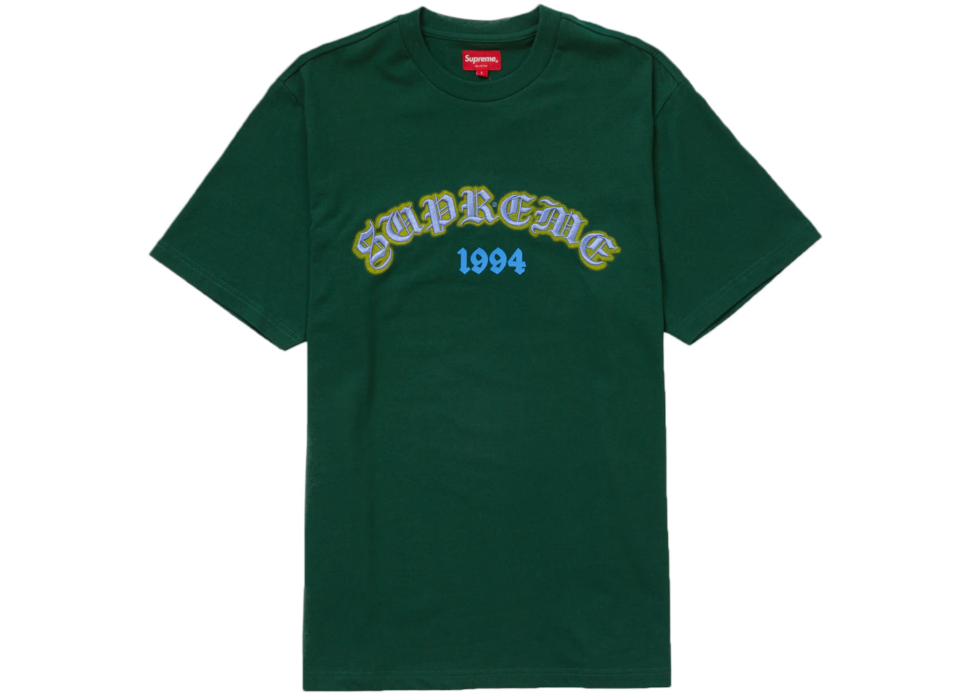 Supreme Old English Glow S/S Top Dark Green