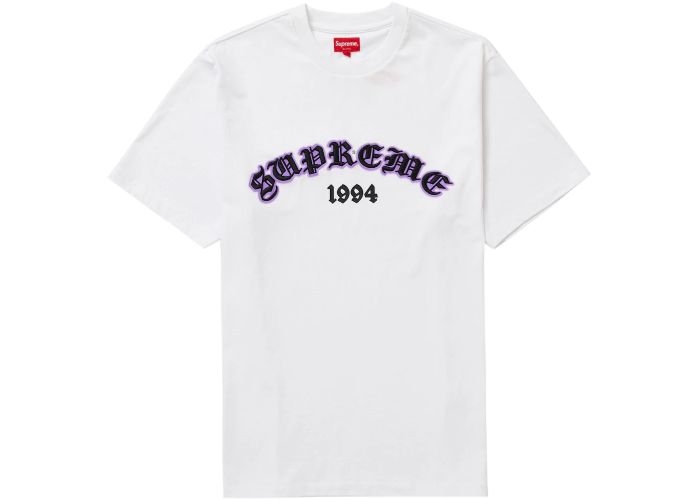 Supreme Old English Glow S/S Top White