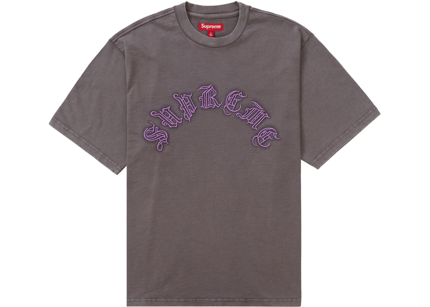 Supreme Old English S/S Top Dark Grey