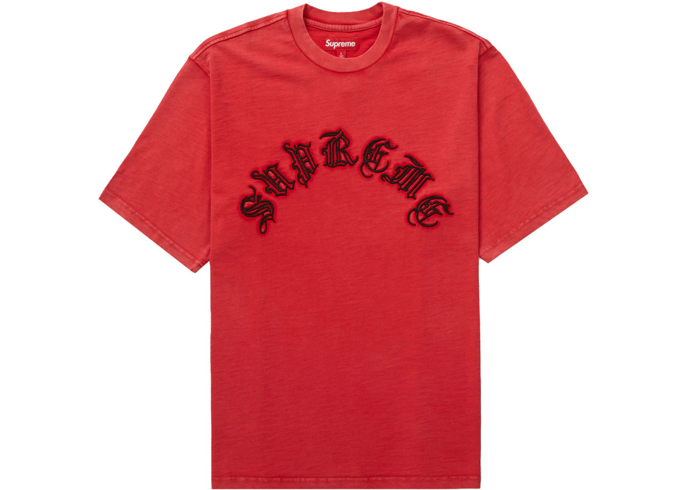 Supreme Old English S/S Top Red