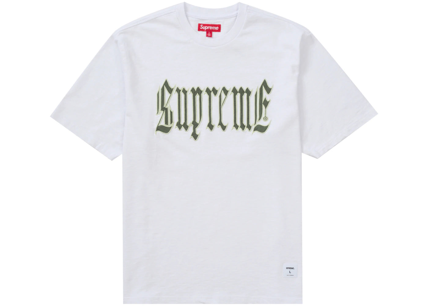 Supreme Old English S/S Top (SS24) White