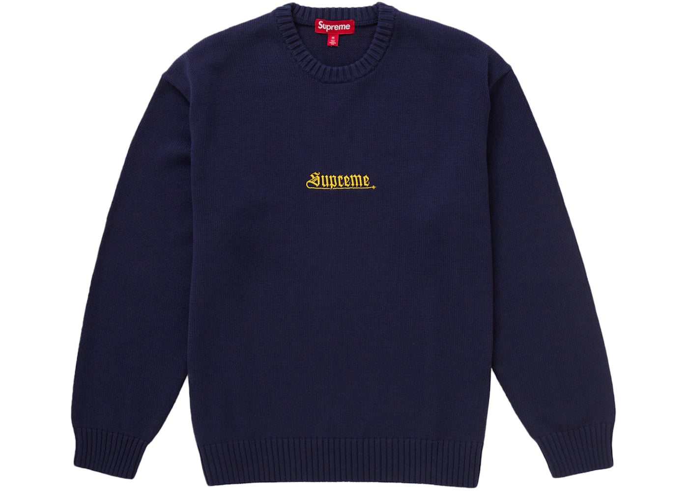 Supreme Old English Sweater Navy