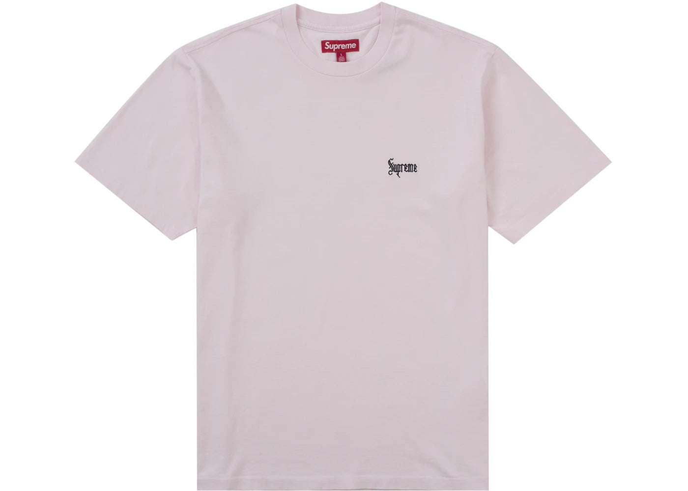 Supreme Old English Tee Light Pink