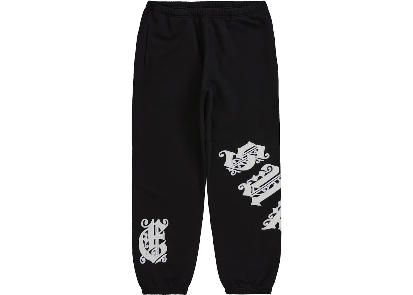 Supreme Old English Wrap Sweatpant Black