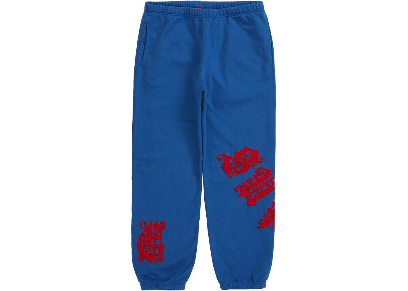 Supreme Old English Wrap Sweatpant Pale Royal