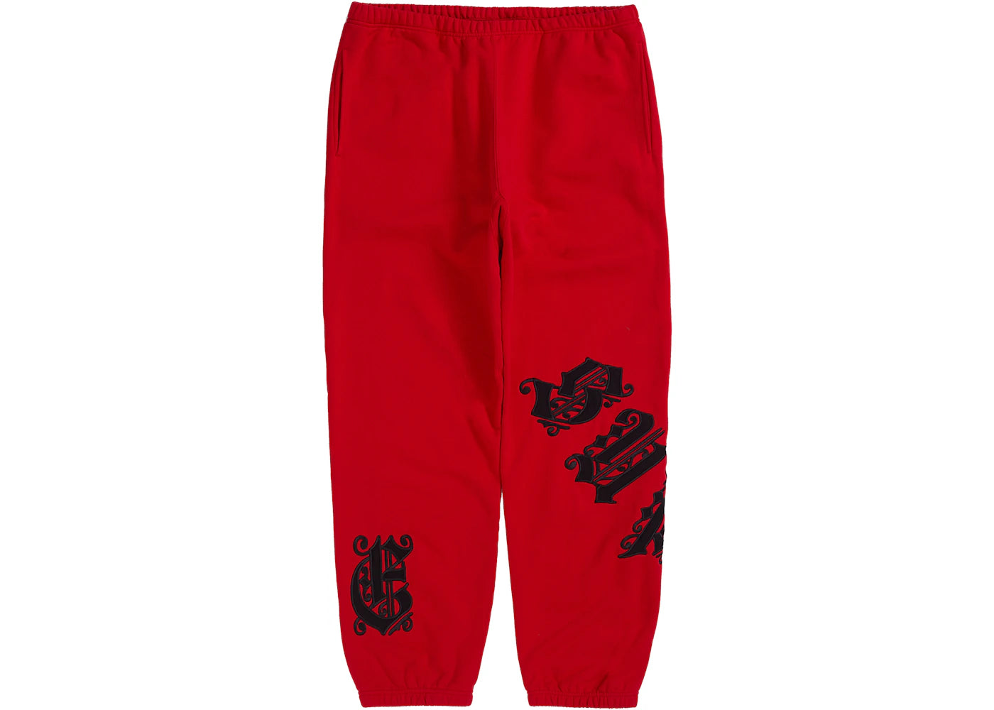 Supreme Old English Wrap Sweatpant Red