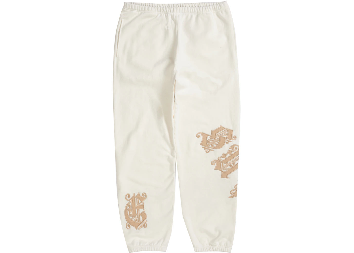 Supreme Old English Wrap Sweatpant White