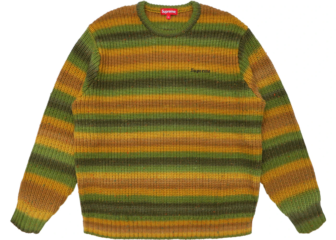 Supreme Ombre Stripe Sweater Green