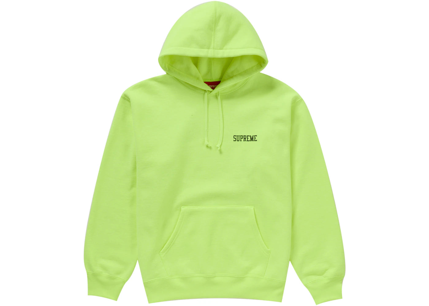 Supreme On God Hooded Sweatshirt Bright Yellow