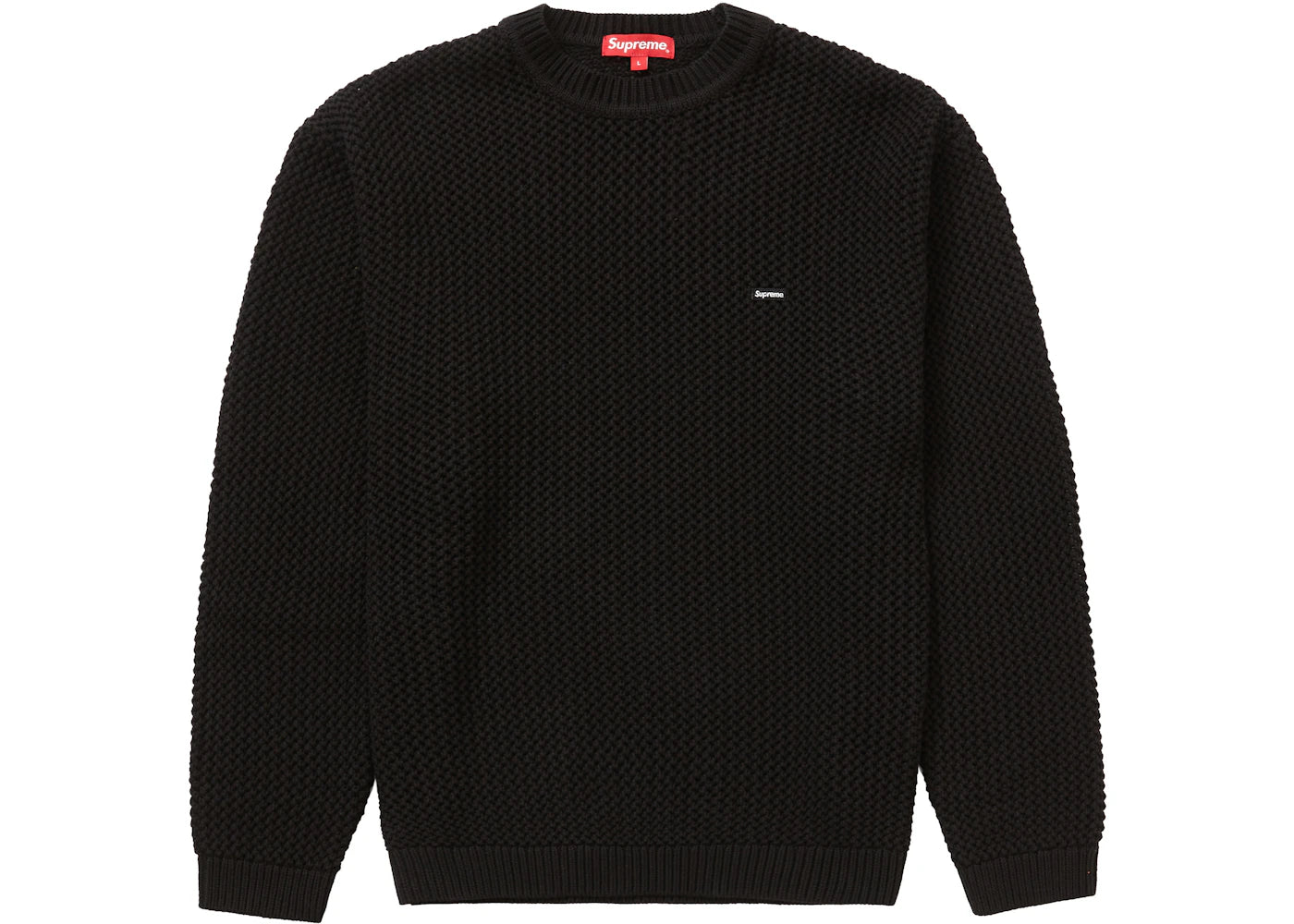 Supreme Open Knit Small Box Sweater Black