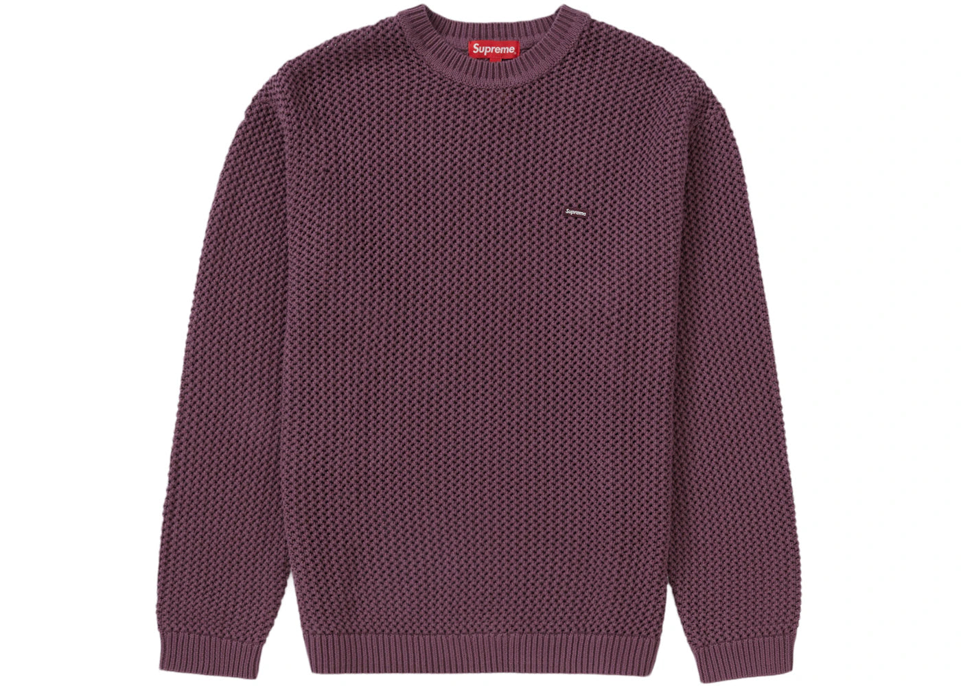 Supreme Open Knit Small Box Sweater Dusty Purple