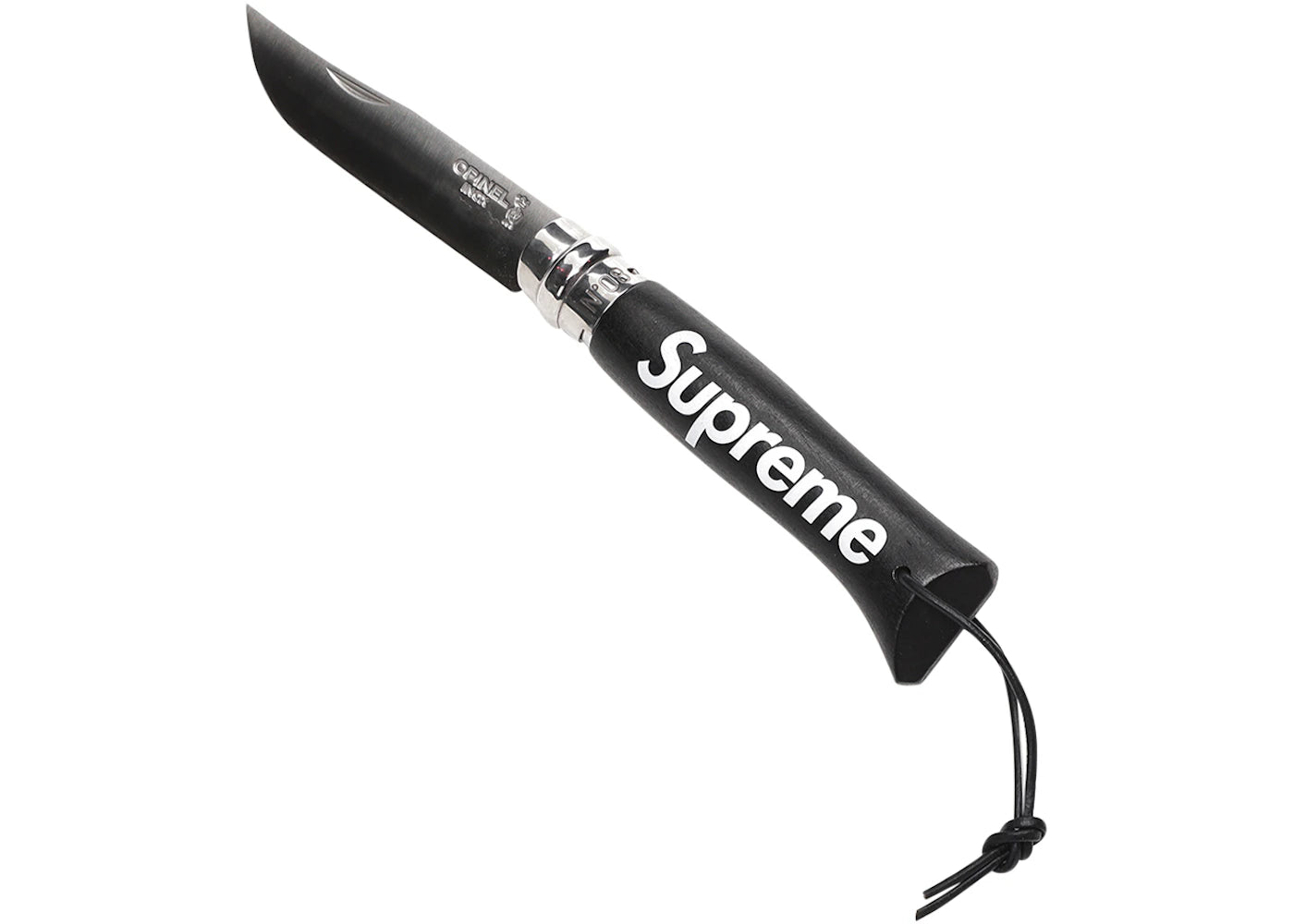 Supreme Opinel No.08 Folding Knife Black