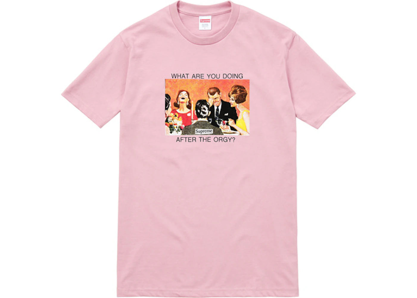 Supreme Orgy Tee Dusty Pink