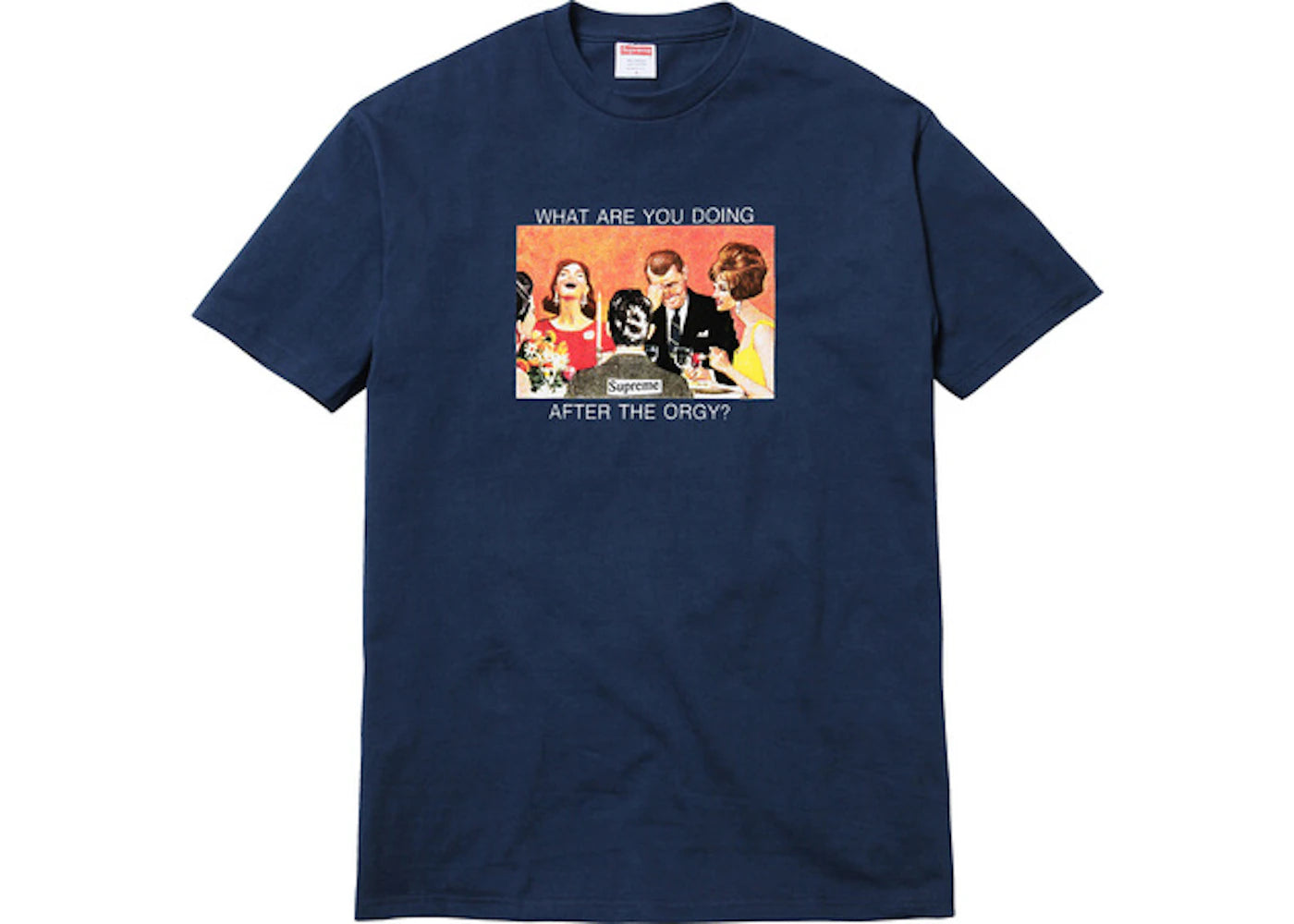 Supreme Orgy Tee Navy