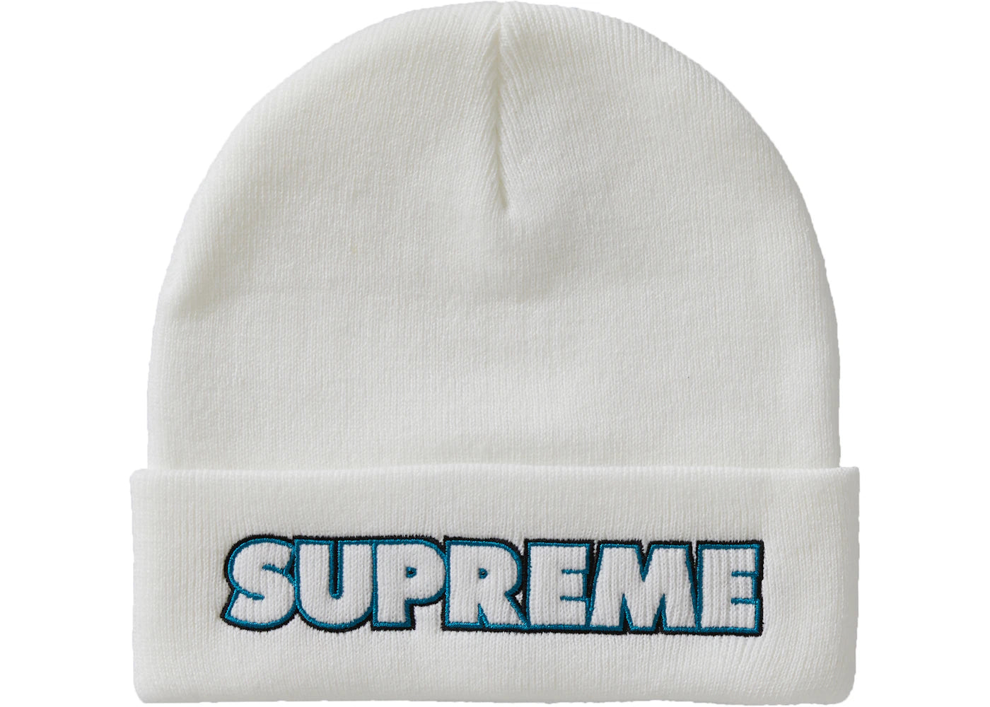 Supreme Outline Beanie (FW19) White