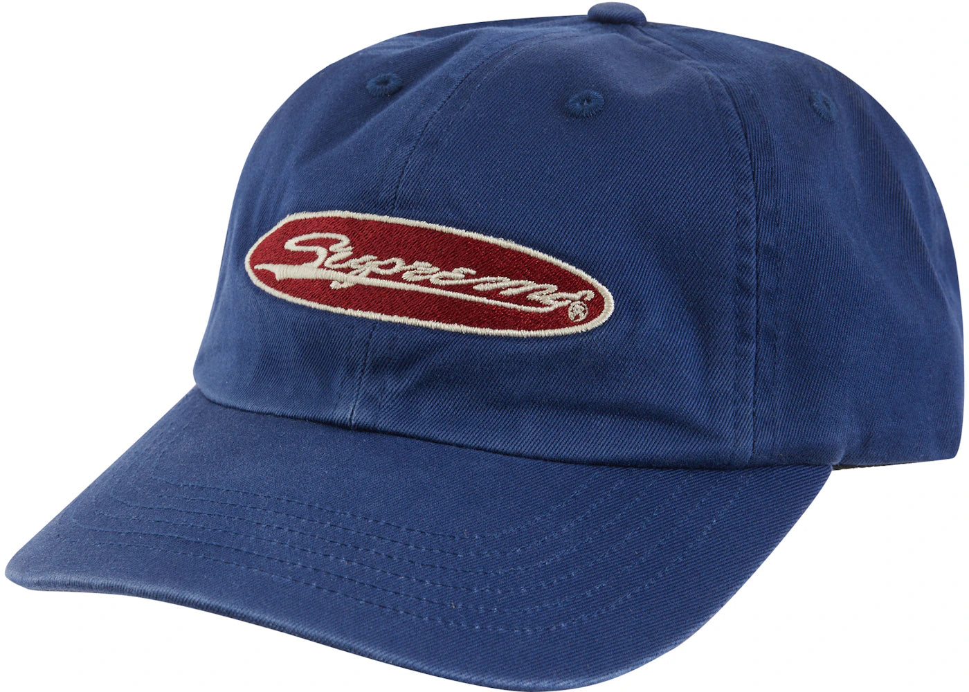 Supreme Oval 6-Panel Light Navy